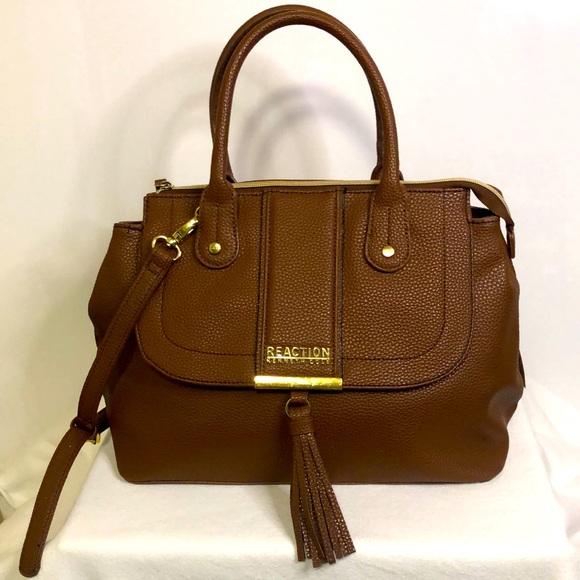 Cole Reaction Bags Cole Reaction Brown Faux Pebble